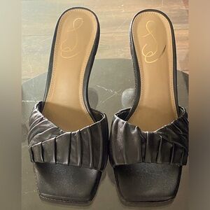 Sam Edelman Black Woman's Heeled Sandal 6.5